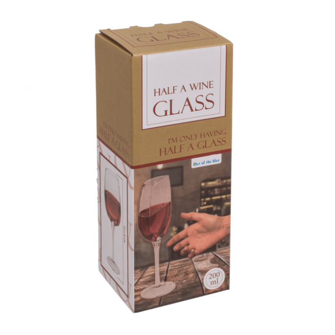 Half wijnglas