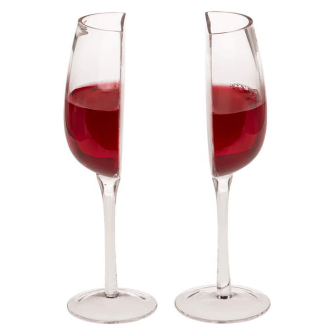 Half wijnglas