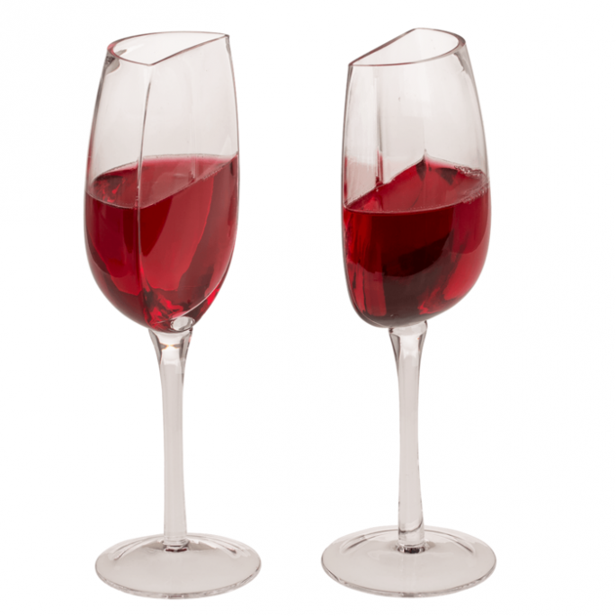 Half wijnglas