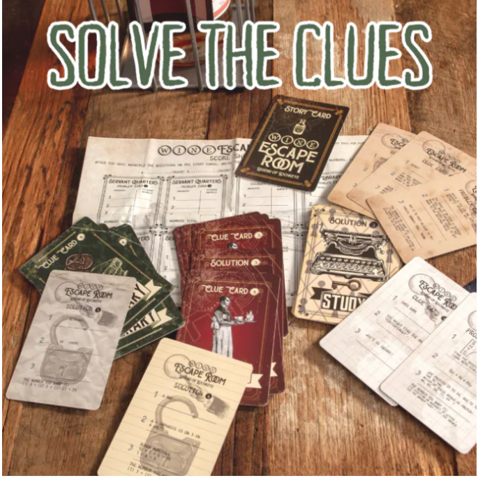 Wijn escape room legend of lockeye - Gezelschapsspel volwassenen - Leuke spellen