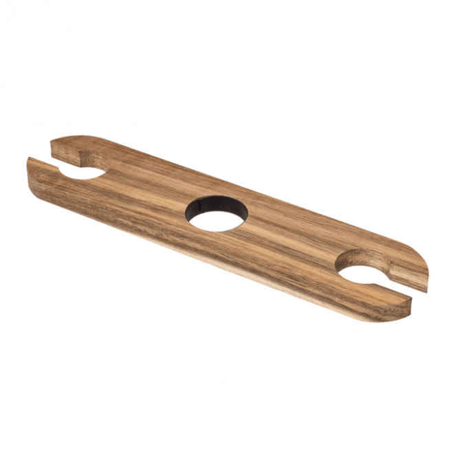 Wijnbutler - Houten Glazen houder - 25 x 6 x 1 cm - Wine Butler