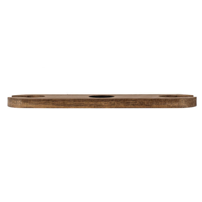 Wijnbutler - Houten Glazen houder - 25 x 6 x 1 cm - Wine Butler