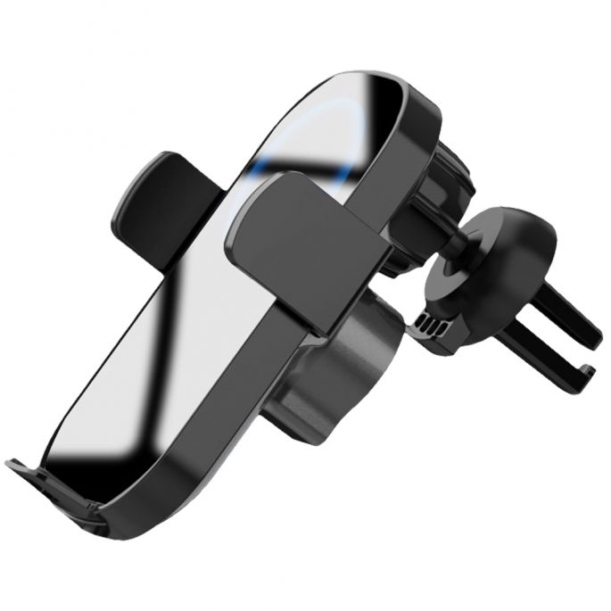 Telefoonhouder Auto - Draadloze Oplader Met Sensor - 15W - Snellader - Met Zuignap en Knijper - Automatisch Open en Dicht - Smartphone Houder Auto