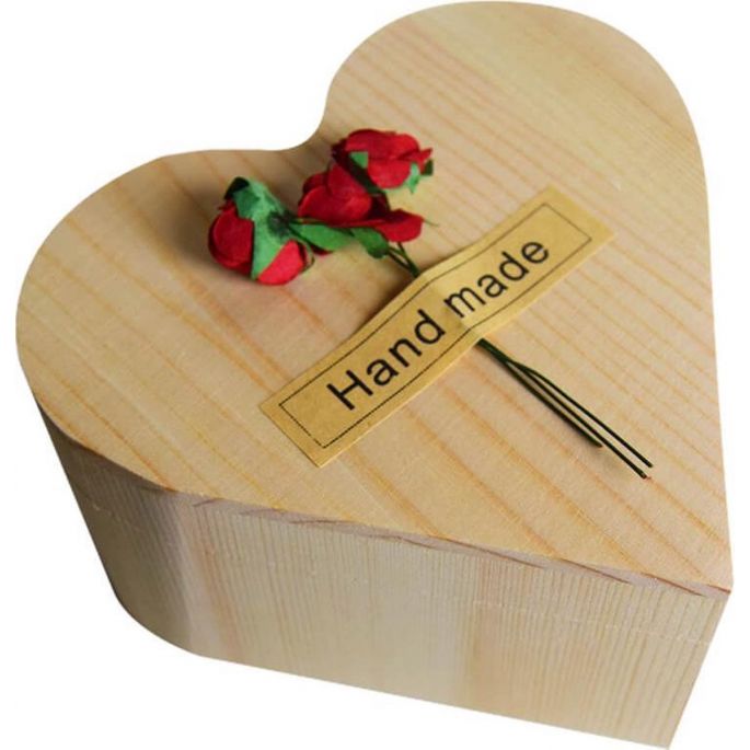 Roos - Incl. Handgemaakte Giftbox - Perfect Valentijnscadeau - Rode Rozen 