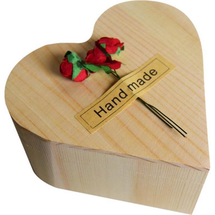 Roos - Incl. Handgemaakte Giftbox - Perfect Valentijnscadeau - Rode Rozen