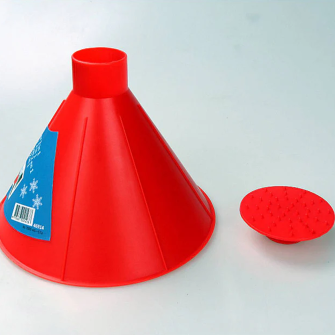 2 in 1 ijskrabber - Rood