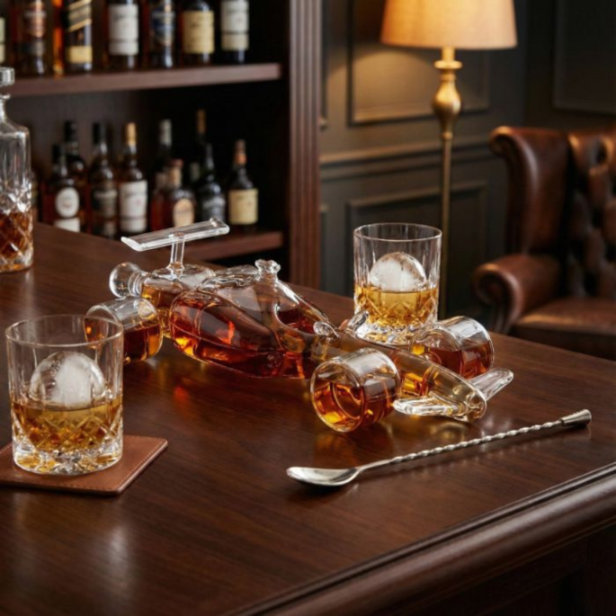 Racing Car Decanter Set
