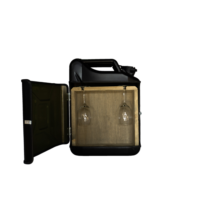 Jerrycan wijnbar 'Zwart'