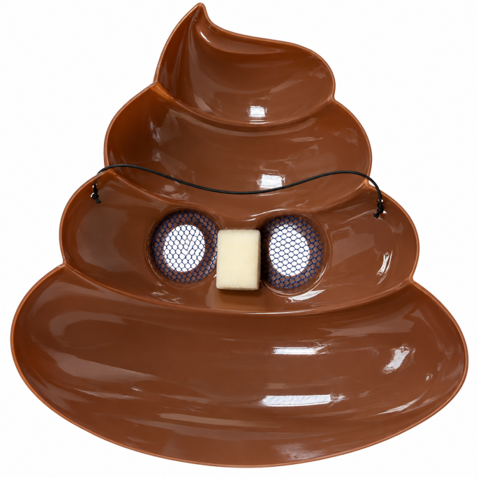 Emoji Poephoofd Masker