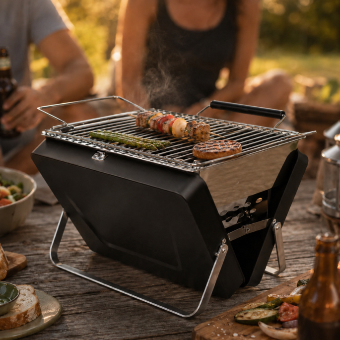 BBQ Briefcase Grill