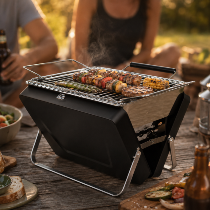 BBQ Briefcase Grill