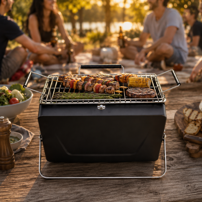 BBQ Briefcase Grill