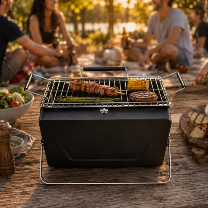 BBQ Briefcase Grill