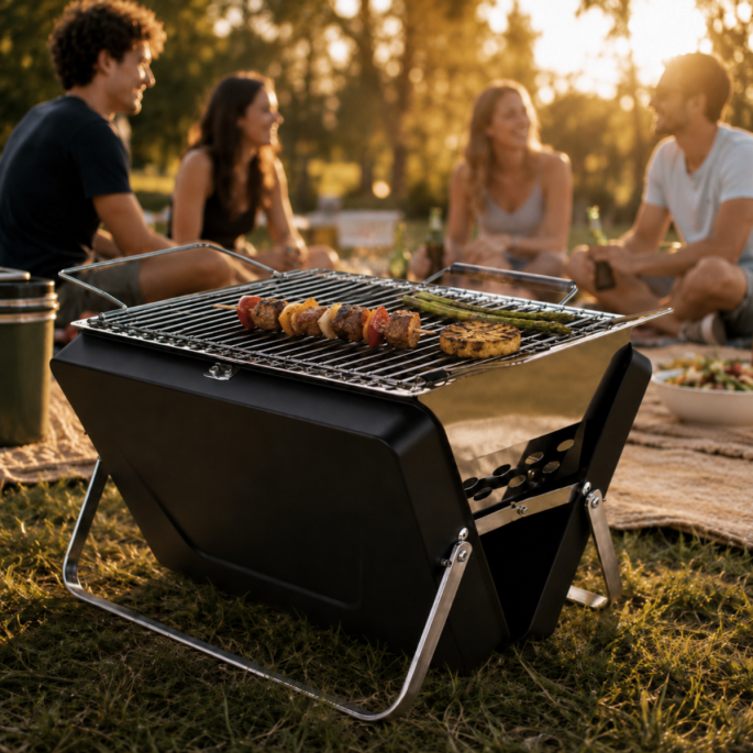 BBQ Briefcase Grill