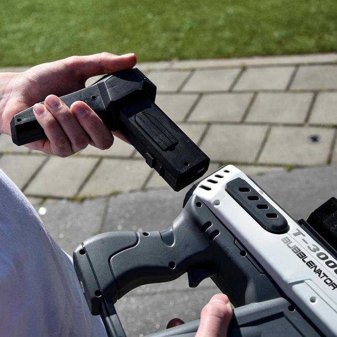 BubbleNator T-3000 Bubbelmachine – 57 bellen – Lichtshow – Oplaadbaar