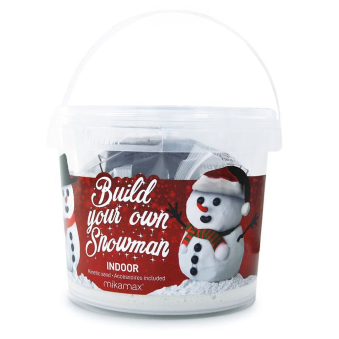 Bouw je eigen sneeuwpop – Kinetisch zand 2KG – Complete set
