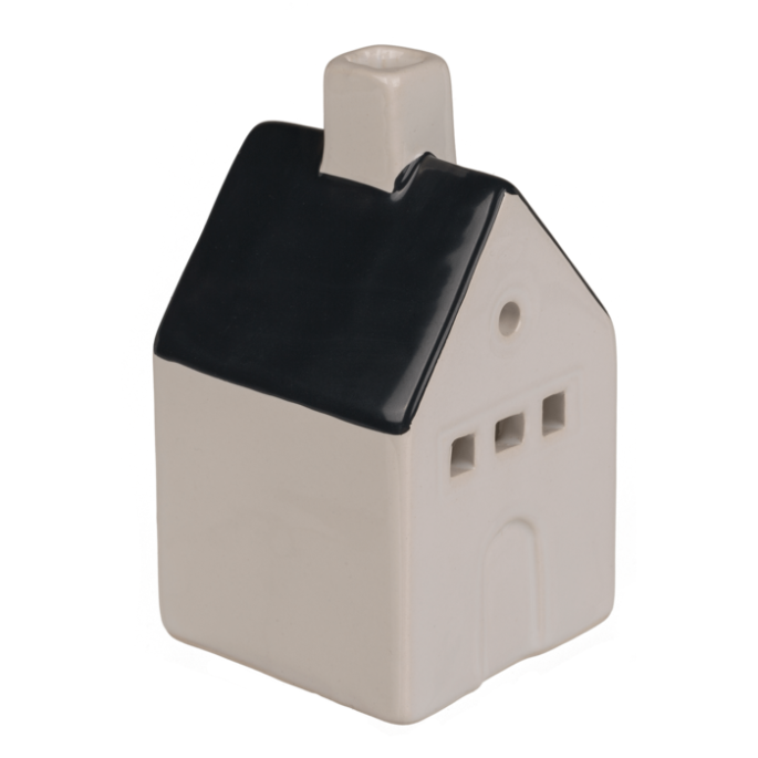 Keramieken huisje voor theelichtjes