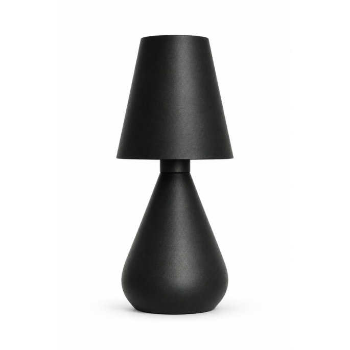 Cozy Maison Oplaadbare Tafellamp - Zwart