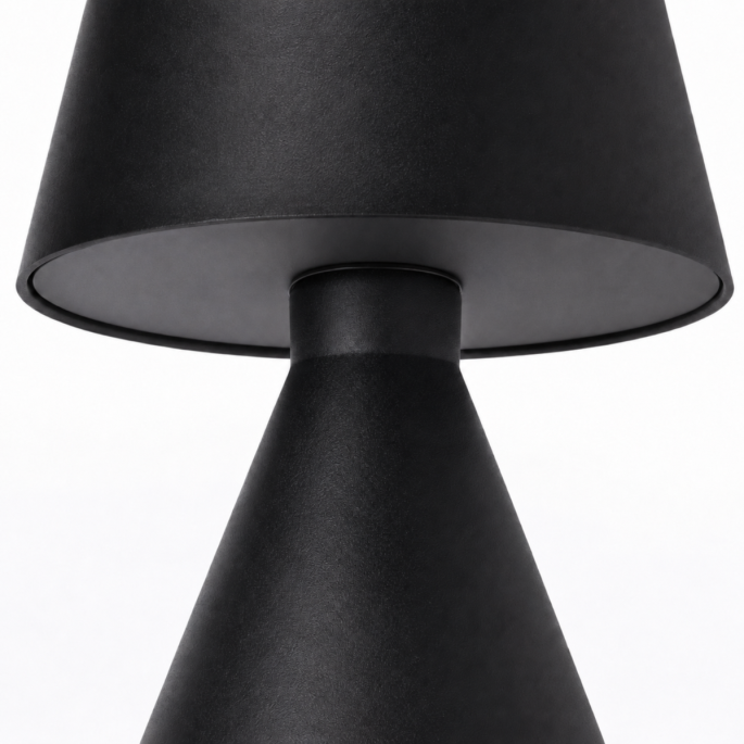 Cozy Maison Oplaadbare Tafellamp - Zwart