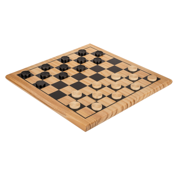 Houten damspel
