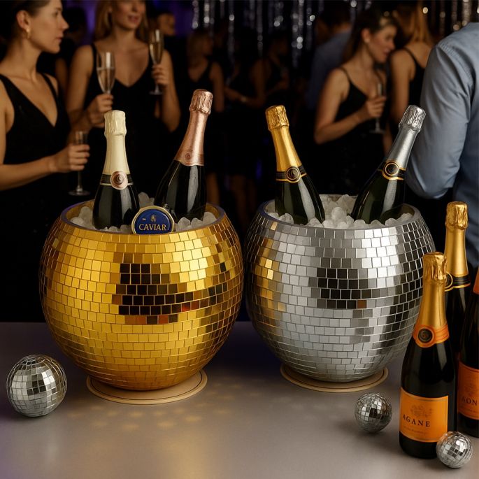 Ice bucket zilver of goud