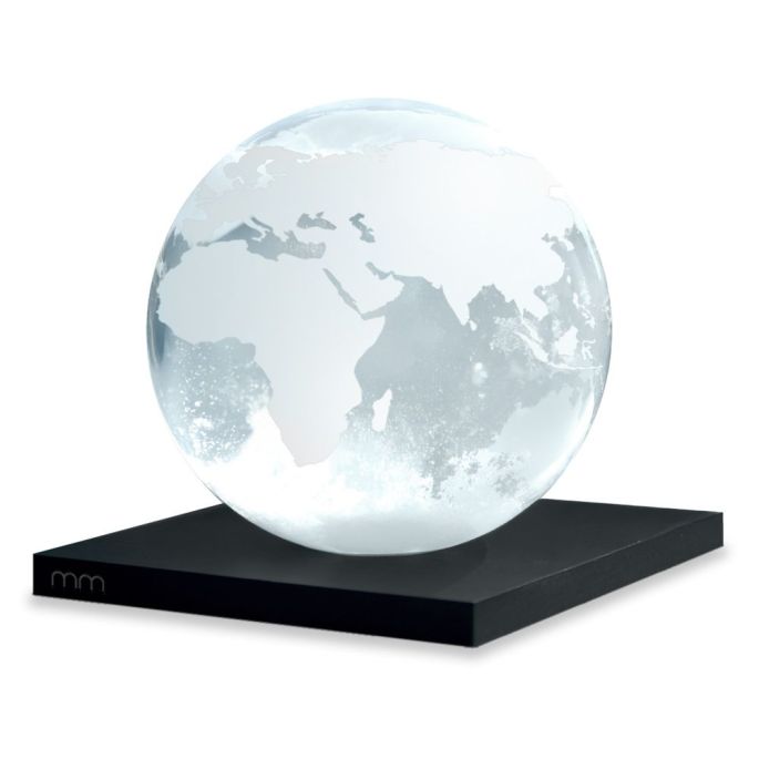 Earth Storm Glass Baroscoop – Ø10 cm – Decoratieve Weersvoorspeller