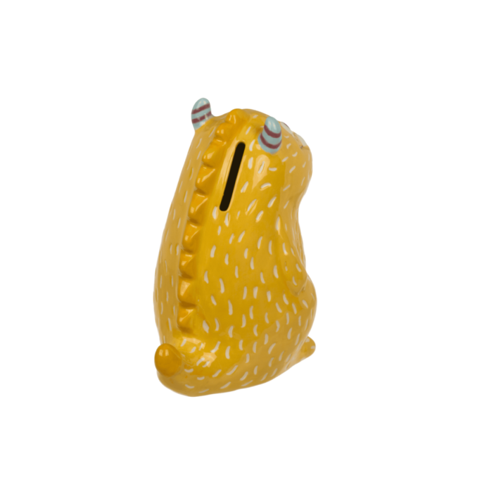 Gele Monster Spaarpot van Keramiek