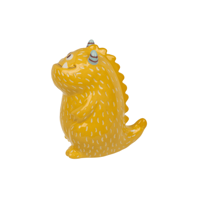 Gele Monster Spaarpot van Keramiek
