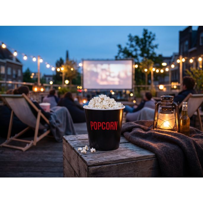 Pop Corn Bowl Black