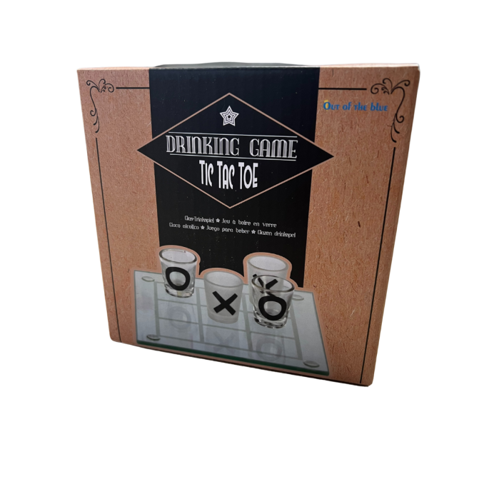 DRINKING TIC TAC TOE 13 X 13 CM