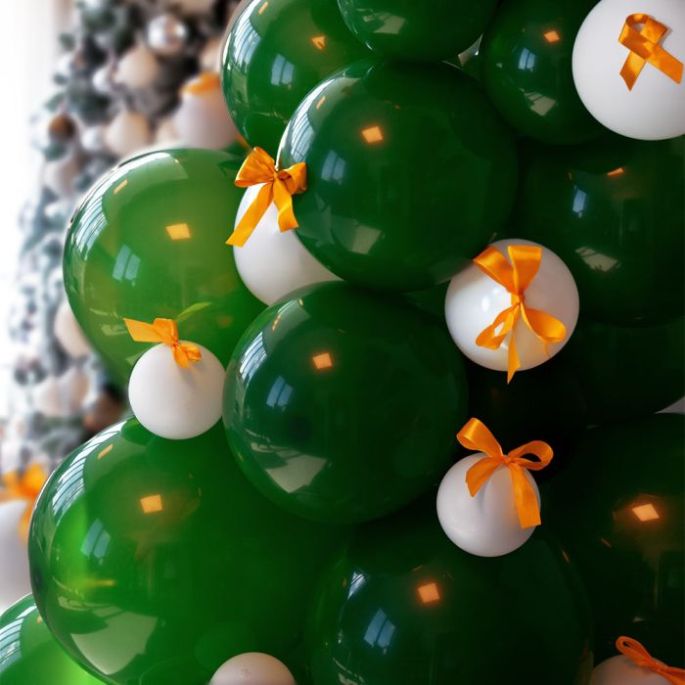 Ballonnen Kerstboom - DIY Balloon Christmas Tree