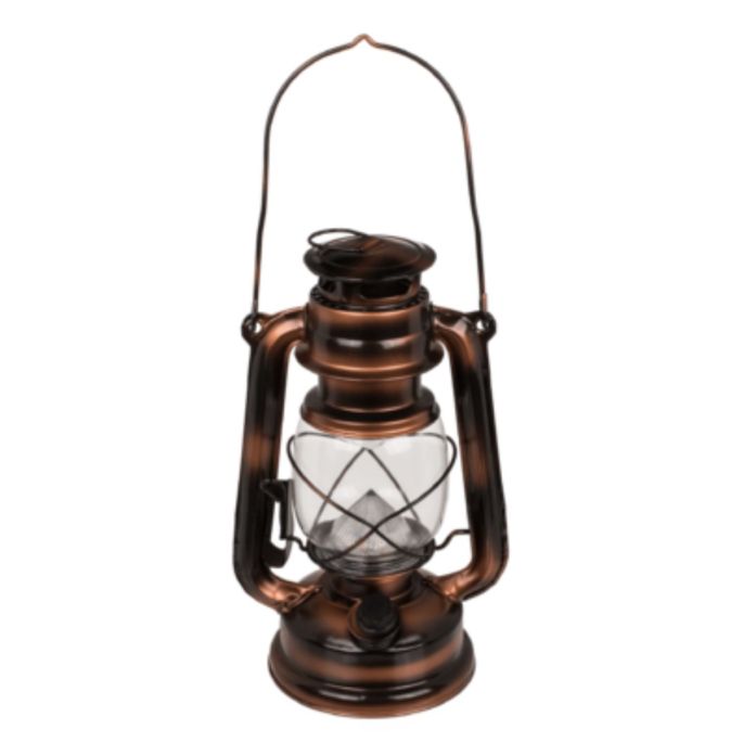 LED metal storm lantern met handvat