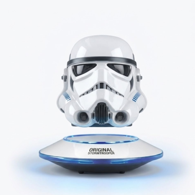 Levitating Stormtrooper Helmet