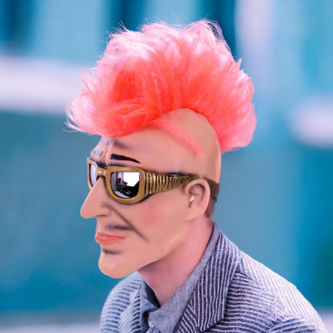 Carnaval Masker Punk Stijl