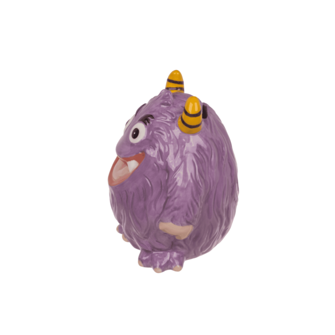 Paarse Monster Kinder Spaarpot van Keramiek