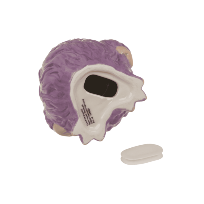 Paarse Monster Kinder Spaarpot van Keramiek