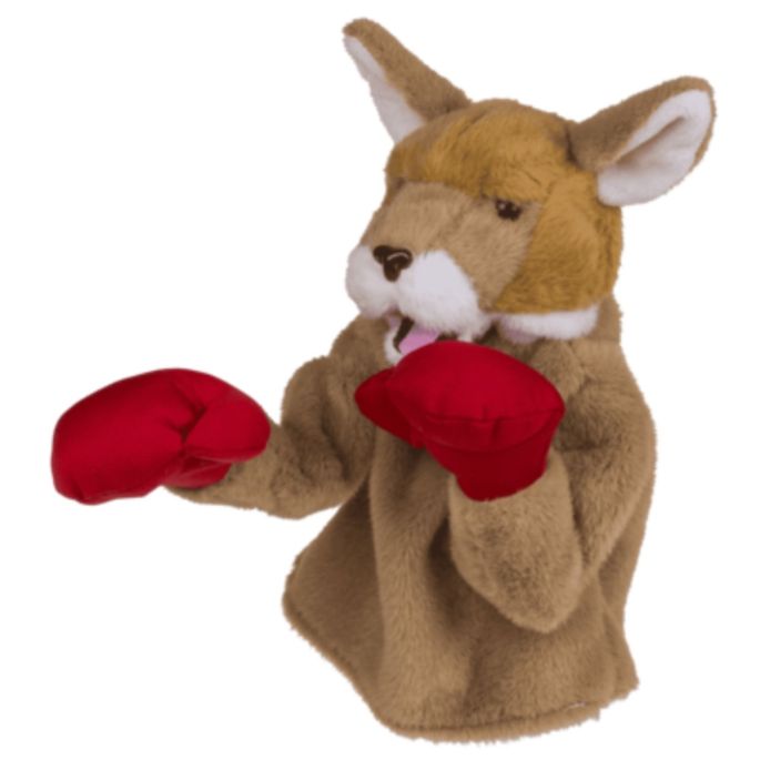 boksende kangaroo knuffel