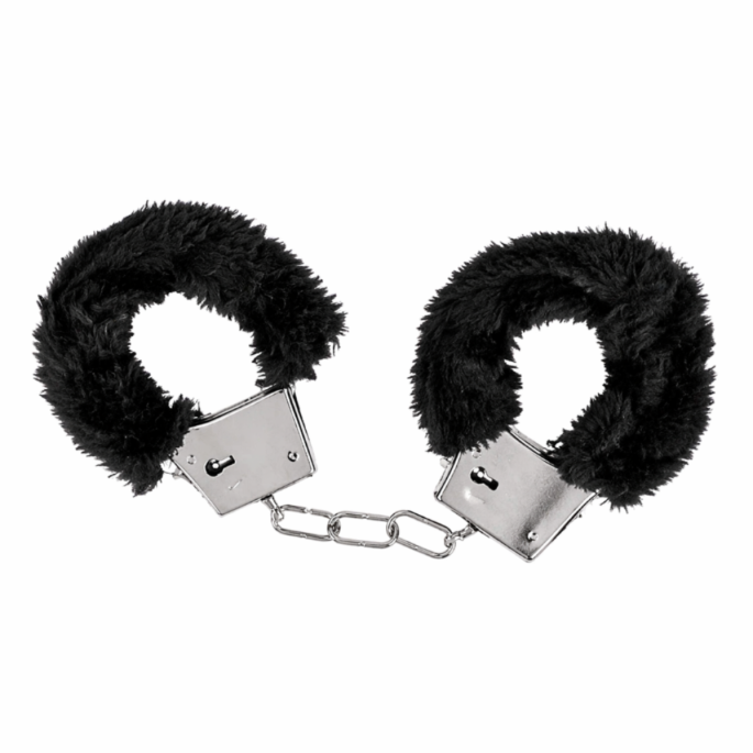 Plush Handcuffs Zwart