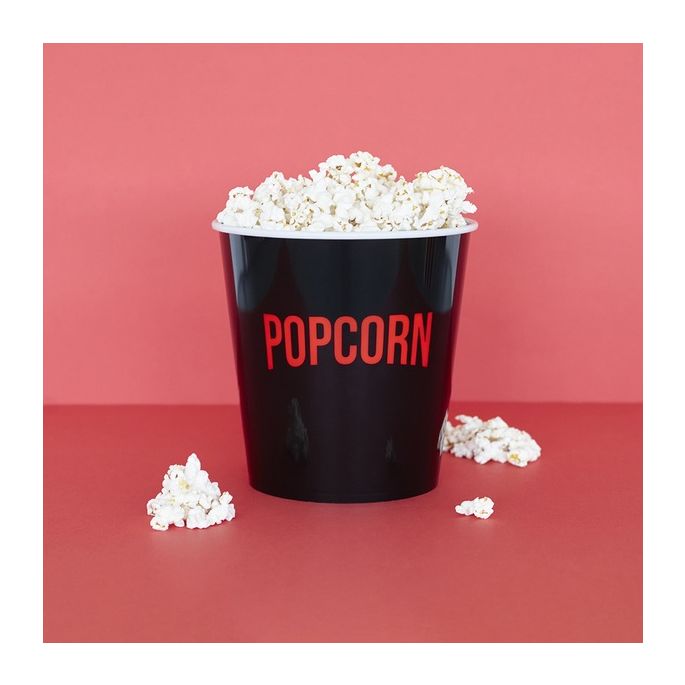 Pop Corn Bowl Black