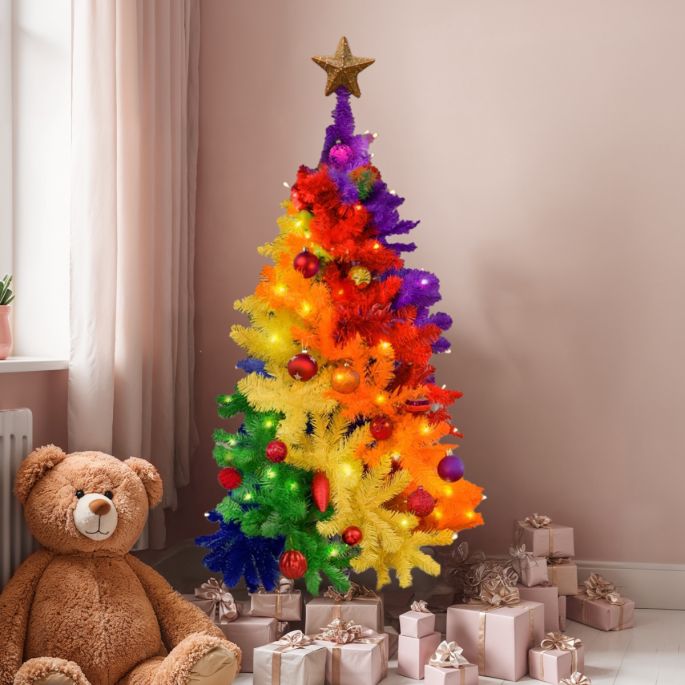 Regenboog Kerstboom 150cm - Rainbow Christmas tree