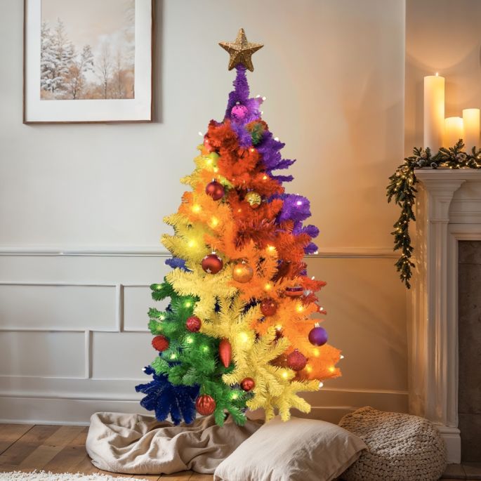 Regenboog Kerstboom 150cm - Rainbow Christmas tree