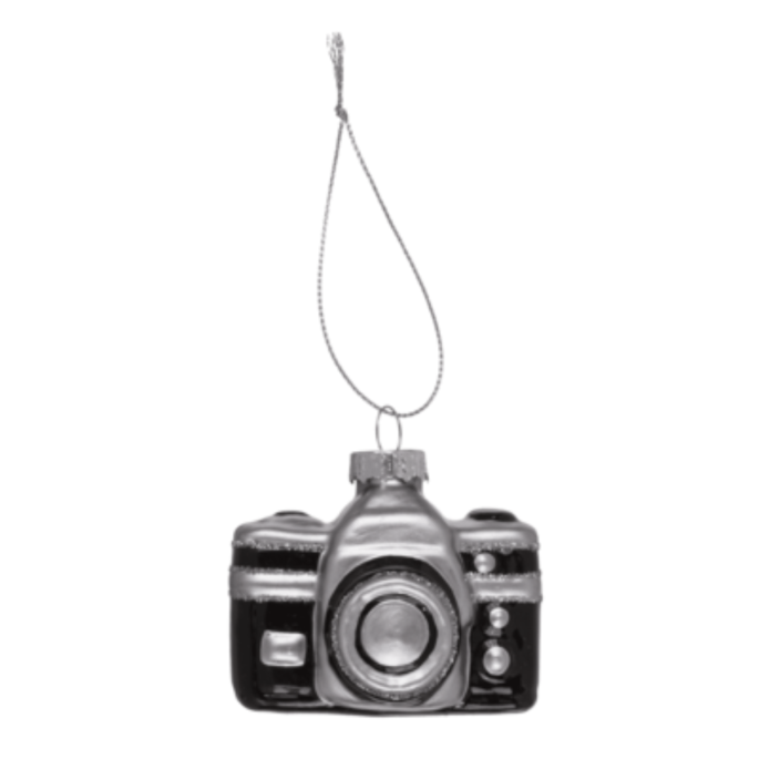 Retro glazen kerstballen set