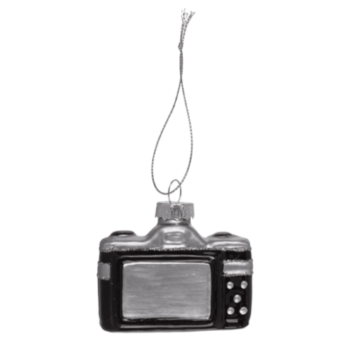 Retro glazen kerstballen set