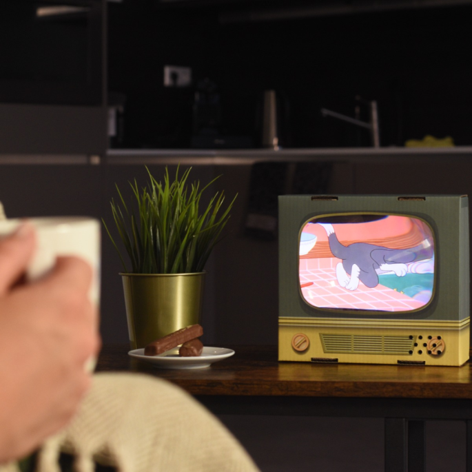 Retro televisie voor je telefoon