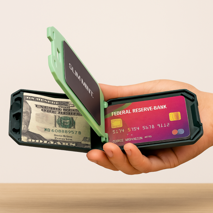 Slim Mint Wallet Pasjeshouder