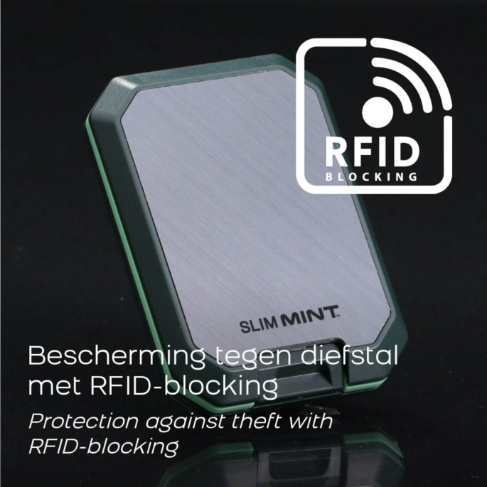 Slim Mint Wallet Pasjeshouder