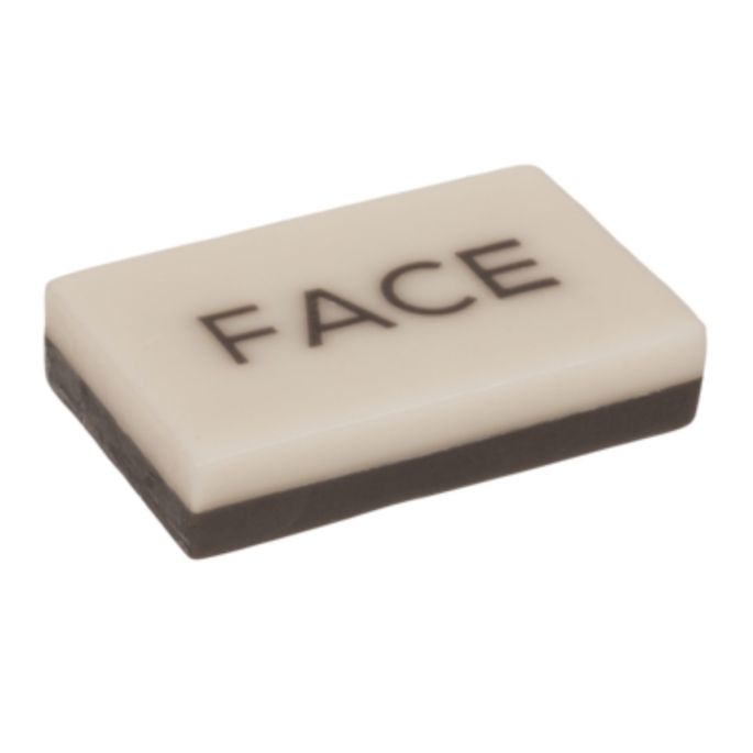 two-sided soap face and are 