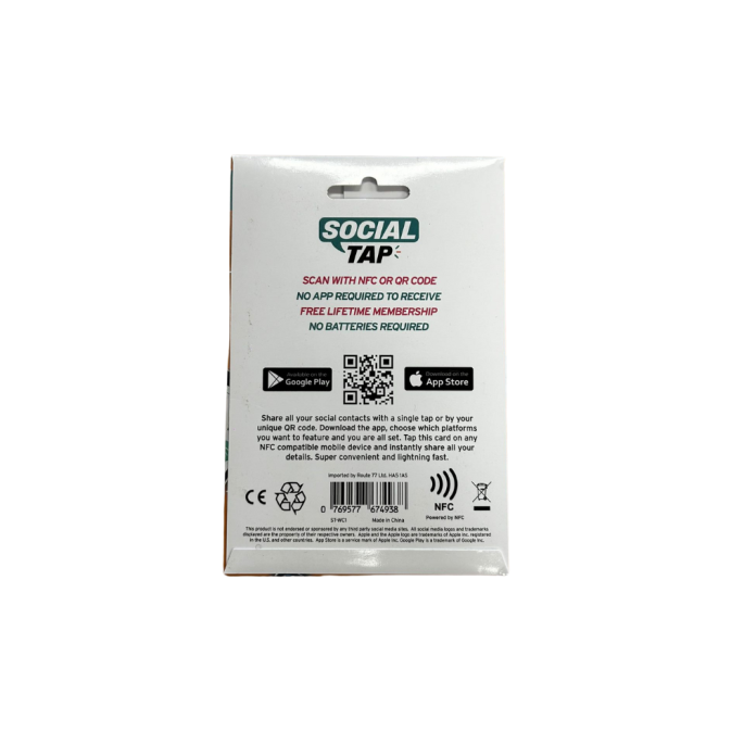 Witte Social tap Card