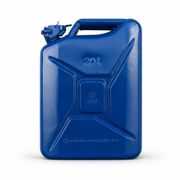 Stalen Jerrycans 20L Blauw