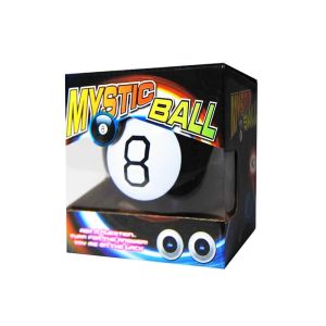 Magic 8 Ball Vragenspel – Zwarte Biljartbal – Geen Batterijen Nodig